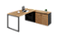 Mesa Decretória em L, Lean com estrutura em Requadro - Imagem 1