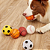 Brinquedo Bolinha de Borracha Bola de Basquete para Cães - Imagem 2