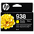 Tinta Original 938 4S6X7PL HP Amarelo 800Páginas Para 9110 9120 9130 9720 9730 - Imagem 2