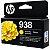 Tinta Original 938 4S6X7PL HP Amarelo 800Páginas Para 9110 9120 9130 9720 9730 - Imagem 1