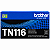 Toner Original TN116 Brother Preto 1.000Páginas Para L1222 L1222V L1232W L1232WV L1632W L1632WV - Imagem 1