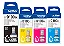 BTD100 Kit 4Cores Original Brother Refil de Tinta Preto e Tricolor Para MFC-T930DW DCP-T730DW DCP-T530DW DCP-T530DW DCP-T430W DCP-T230 - Imagem 1