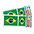 Adesivo Bandeira Brasil - Imagem 1