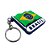 Chaveiro emborrachado bandeira- Brasil - Imagem 3