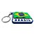 Chaveiro emborrachado bandeira- Brasil - Imagem 2