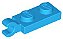 Placa 1x2 com clip horizontal na extremidade Dark Azure - Imagem 1