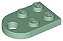 Placa Modificada 3x2 com furo Sand Green - Imagem 1