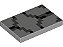 Placa Lisa 2x3 Padrão Minecraft Cinza Claro - Imagem 1