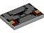 Placa Lisa 2x3 com desenho da Face do Golem Minecraft Redstone - Imagem 1