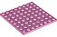 Placa 8x8 Rosa Brilhante - Imagem 1