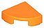 Placa redonda 1x1 de 1/4  Laranja - Imagem 1