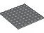 Placa 8x8 Cinza Escura - Imagem 1