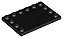 Placa Lisa Modificada 4x6 Preta - Imagem 1