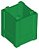Caixa 2x2x2 Topo Aberto Verde - Imagem 1