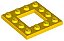 Placa Modificada 4x4 com Recorte 2x2 Amarela - Imagem 1