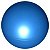 Bola de plástico rígido 52 mm azul - Imagem 1