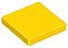 Placa Lisa 2x2 Amarela - Imagem 1