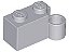 Tijolo de Dobradiça 1x4 Base Cinza Claro - Imagem 1