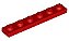 Placa 1x6 Vermelha - Imagem 1