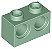 Tijolo Technic 1x2 com 2 furos Sand Green - Imagem 1