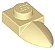 Placa Modificada 1x1 com dente horizontal Bege - Imagem 1