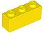 Tijolo 1x3 Amarelo - Imagem 1