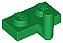 Placa modificada 1x2 com braço para cima (comprimento do braço horizontal de 5 mm)  Verde - Imagem 1
