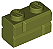 Tijolo Modificado 1x2 Verde Oliva - Imagem 1