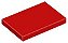 Placa Lisa 2x3 Vermelha - Imagem 1