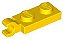 Placa 1x2 com clip horizontal na extremidade Amarela - Imagem 1