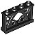 Cerca Ornamental 1x4x2 Preta - Imagem 1