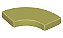 Placa Lisa Redonda de Canto 2x2 Verde Oliva - Imagem 1