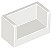 Painel 1x2x1 com Cantos Arredondados e 2 lados Branco - Imagem 1