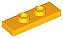 Placa Modificada 1x3 Laranja Brilhante - Imagem 1