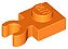 Placa Modificada 1x1 com clip vertical Laranja - Imagem 1