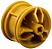 Roda 30.4mm D. x 20mm Dourada Perolada - Imagem 1