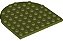 Placa redonda 8x8 Verde Oliva - Imagem 1