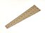 Placa 12x3 esquerda Bege Escura - Imagem 1