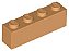 Tijolo 1x4 Medium Nougat - Imagem 1