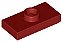 Placa Modificada 1x2 com botão Dark Red - Imagem 1