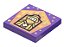 Placa Lisa 2x2 com desenho de Wizard Card de Godric Grifinória - Imagem 1