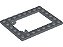 Placa modificada com moldura de porta de armadilha 6x8 Cinza Escura - Imagem 1