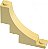 Tijolo com arco invertido 1x5x4 bege - Imagem 1