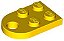 Placa Modificada 3x2 com furo Amarela - Imagem 1