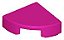 Placa redonda 1x1 de 1/4 Magenta - Imagem 1
