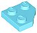 Placa com Canto Cortado 2x2 Medium Azure - Imagem 1