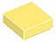 Placa Lisa 1x1 Bright Light Yellow - Imagem 1