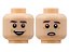Cabeça com dupla face sorriso pequeno / assustado Light Nougat - Imagem 1