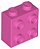 Tijolo Modificado 1x2x1 2/3 Dark Pink - Imagem 1