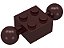 Tijolo Technic com Bolas e encaixe para Eixo Marrom Escuro - Imagem 1